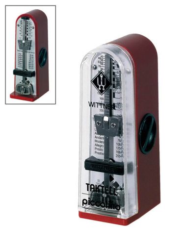 890141 Wittner Taktell Piccolino metronome plastic casing, without bell, ruby