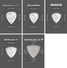 9-TO-ALL ChickenPicks  try-out set 9 different guitar picks