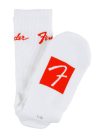 9100019506 Fender  Clothing logo stompsock, white, large