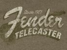 9101291397 Fender Clothing T-Shirts Since 1951 Telecaster t-shirt, military heather green, S