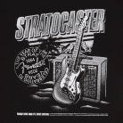 9101292397 Fender Clothing T-Shirts Stratocaster 70th Anniversary, tee, black, S