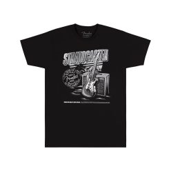   9101292897 Fender Clothing T-Shirts Stratocaster 70th Anniversary, tee, black, XXL