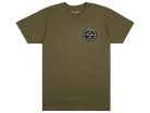 9101293397 Fender Clothing T-Shirts Stratocaster 70th Anniversary badge tee, olive, S