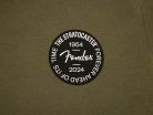 9101293397 Fender Clothing T-Shirts Stratocaster 70th Anniversary badge tee, olive, S