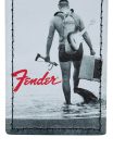 9106101002 Fender  vintage luggage tag, scuba diver