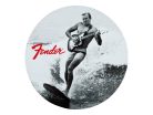 9106107000 Fender  vintage '60s ads coasters, black & white print on leather, 4 pcs.