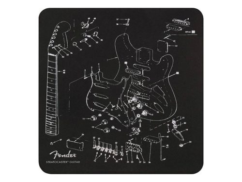 9106108003 Fender  mousepad, exploded Strat