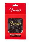 9106109000 Fender  pick shaped coasters, multi-coloured with logo, 4 pcs,