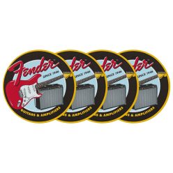 9106110000 Fender  1946 Guitars & Amps coaster set