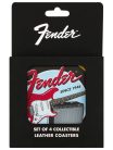 9106110000 Fender  1946 Guitars & Amps coaster set