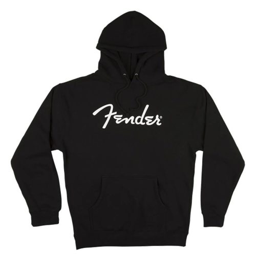 9113017406 Fender  Clothing spaghetti logo hoodie, black, M