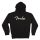 9113017506 Fender  Clothing spaghetti logo hoodie, black, L