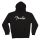 9113017606 Fender  Clothing spaghetti logo hoodie, black, XL