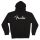 9113017806 Fender  Clothing spaghetti logo hoodie, black, XXL