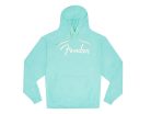 9113100306 Fender  Clothing spaghetti logo hoodie, daphne blue, S