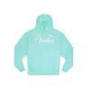 9113100306 Fender  Clothing spaghetti logo hoodie, daphne blue, S