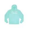 9113100506 Fender  Clothing spaghetti logo hoodie, daphne blue, L