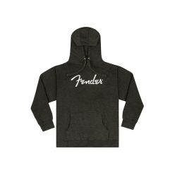   9113102406 Fender  Clothing spaghetti logo hoodie, grey heather, M