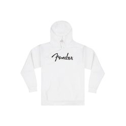   9113103306 Fender  Clothing spaghetti logo hoodie, olympic white, S