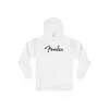 9113103506 Fender  Clothing spaghetti logo hoodie, olympic white, L