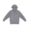 9113300806 Fender  Clothing small spaghetti logo zip front hoodie, athletic gray, XXL