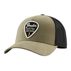   9122421200 Fender Clothing Headwear snap back pick patch hat, olive