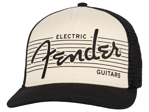 9122421202 Fender Clothing Headwear Electric hat black/cream one size