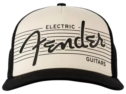 9122421202 Fender Clothing Headwear Electric hat black/cream one size
