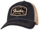 9122421203 Fender Clothing Headwear Transition logo patch hat, black/stone one size