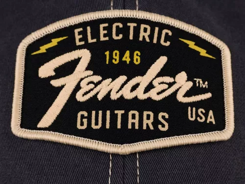 9122421203 Fender Clothing Headwear Transition logo patch hat, black/stone one size