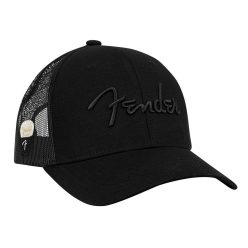   9122421300 Fender Clothing Headwear snap back pick holder hat, black