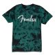 9122421806 Fender Clothing T-Shirts tie-dye logo t-shirt, blue, XXL