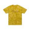 9122431306 Fender  spaghetti logo tie-dye T-Shirt, mustard, S