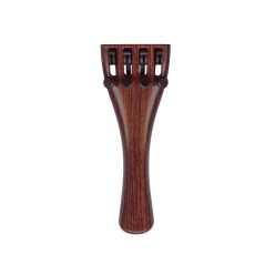   918161-P Wittner Ultra violin tailpiece, 1/16, synthetic, rosewood color, with 4 finetuners