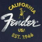 9190117306 Fender Clothing T-Shirts Baja Blue t-shirt, blue, S