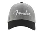 9190121000 Fender Clothing Headwear Hipster dad hat, gray and black, one size fits most