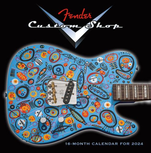 9190170000 Fender Custom Shop Series 2024 Guitar Calendar, 13 timeless classics