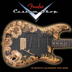   9190180000 Fender  Custom Shop Series 2025 Guitar Calendar, 13 timeless classics