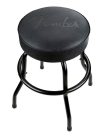 9192022001 Fender  embossed black logo barstool, black/black, 24"