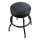 9192022001 Fender  embossed black logo barstool, black/black, 24"