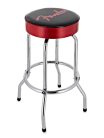 9192022003 Fender  red sparkle logo barstool, black/red sparkle 30"