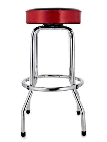 9192022003 Fender  red sparkle logo barstool, black/red sparkle 30"