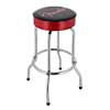 9192022003 Fender  red sparkle logo barstool, black/red sparkle 30"