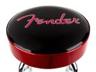 9192022004 Fender  red sparkle logo barstool, black/red sparkle, 24"