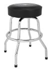 9192022005 Fender  Custom Shop chevron logo barstool, black/chrome, 24"