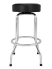 9192022006 Fender  Custom Shop chevron logo barstool, black/chrome, 30"