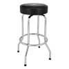 9192022006 Fender  Custom Shop chevron logo barstool, black/chrome, 30"