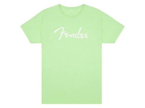 9192022306 Fender Clothing T-Shirts spaghetti logo t-shirt, surf green, S