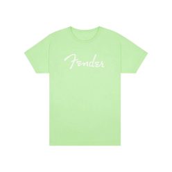   9192022506 Fender Clothing T-Shirts spaghetti logo t-shirt, surf green, L