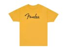 9192122306 Fender Clothing T-Shirts spaghetti logo t-shirt, butterscotch, S